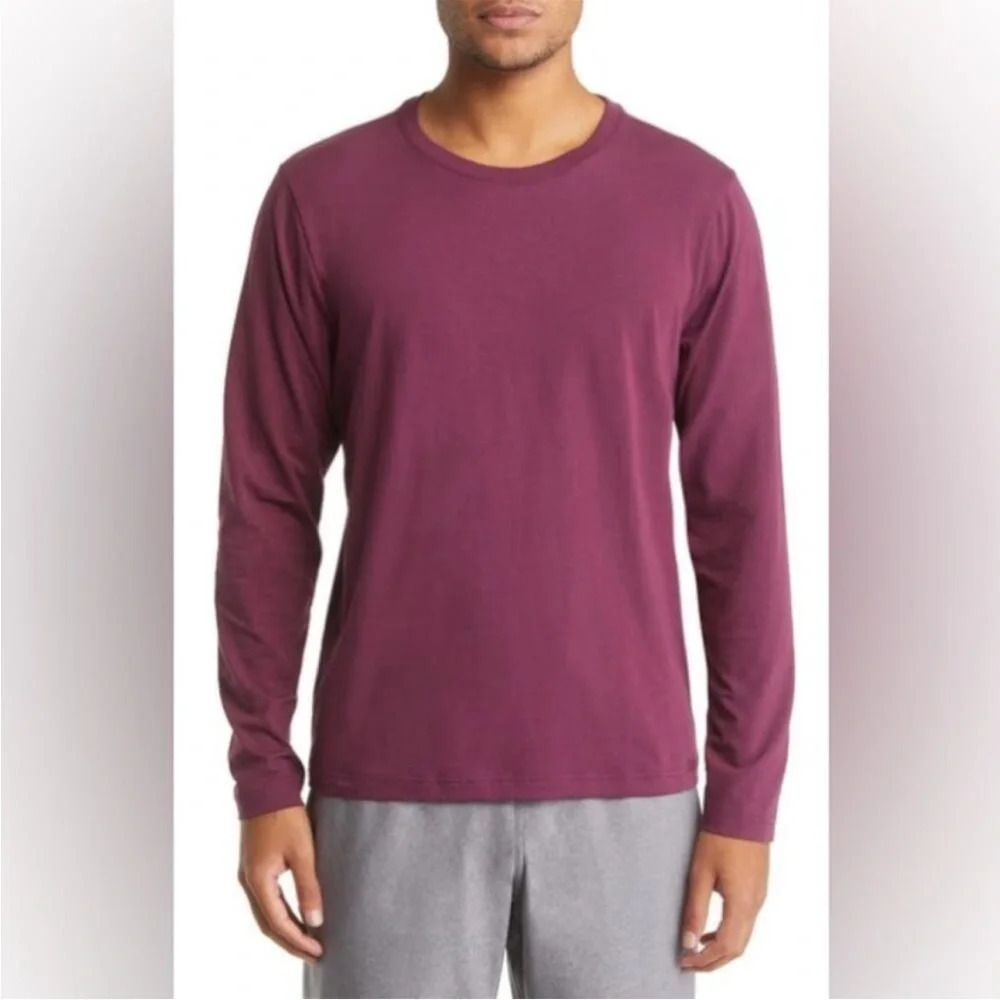 Rhone Element Long Sleeve T-Shirt Shirt (size XL) Red